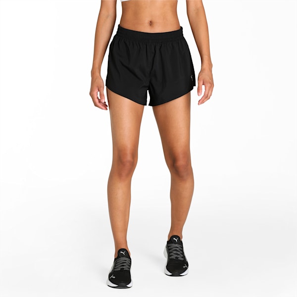 Favourite Woven 3" Women's Running Slim Shorts, Puma Black, extralarge-IND